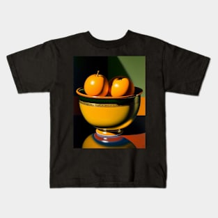 Still Life With Fruit Painting Kids T-Shirt